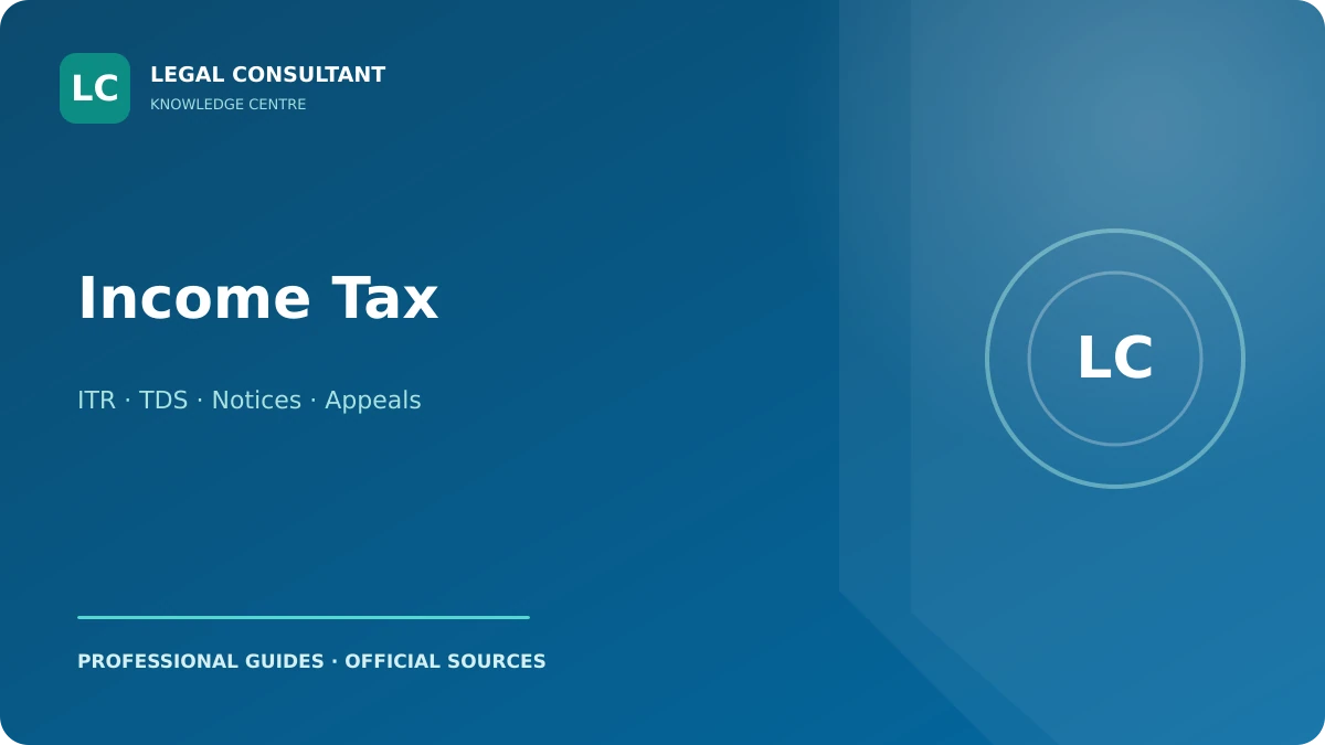 Income Tax, TDS & GST